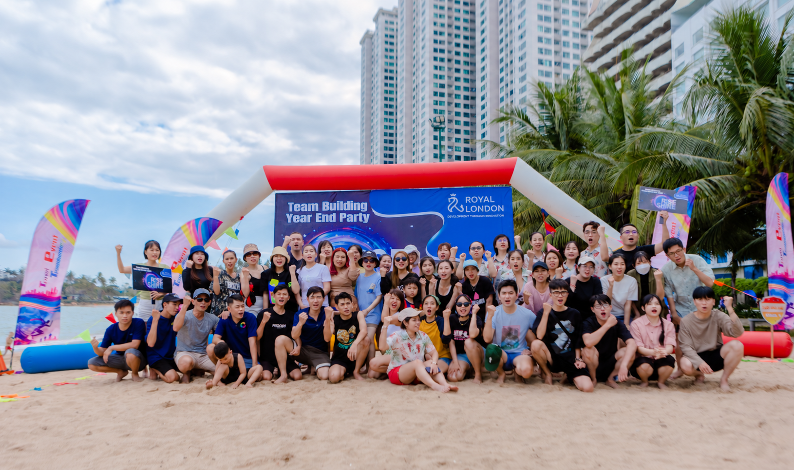 Royal London team at a team-building and year-end celebration